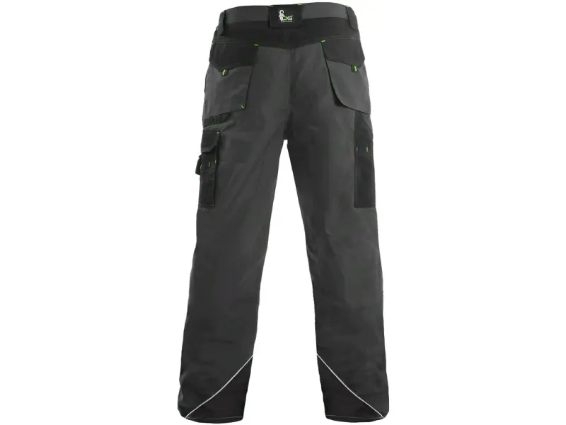 Kalhoty do pasu CXS SIRIUS NIKOLAS, zimní, pánské, šedo-zelené, vel.56-58